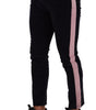 Dolce & Gabbana Blue Corduroy Cotton Stretch Skinny Jeans