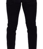 Dolce & Gabbana Blue Corduroy Cotton Stretch Skinny Jeans