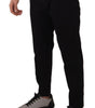 Dolce & Gabbana Black Cotton Stretch Chinos Trouser Jeans