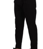 Dolce & Gabbana Black Cotton Stretch Chinos Trouser Jeans