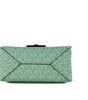 Petit sac bandoulière convertible à rabat en PVC vert d'eau Michael Kors Cece
