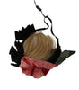 Dolce & Gabbana Black Silk White Hair Parrucchiera Diadem Headband