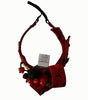 Dolce & Gabbana Cherry Silk Crystal Bow Logo Diadem Tiara Headband