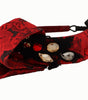 Dolce & Gabbana Cherry Silk Crystal Bow Logo Diadem Tiara Headband