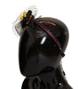 Dolce & Gabbana Purple Crystal Diadem Headband Lemons Sicily Tiara