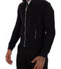 Dolce & Gabbana Blue Suede Lambskin Leather Coat Jacket