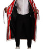 Dolce & Gabbana Chic Striped Silk Sleepwear Robe
