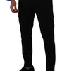 Dolce & Gabbana Black Viscose Skinny Cargo Trouser Pants
