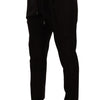 Dolce & Gabbana Bordeaux Wool Men Skinny Trouser Pants