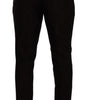 Dolce & Gabbana Bordeaux Wool Men Skinny Trouser Pants