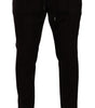 Dolce & Gabbana Bordeaux Wool Men Skinny Trouser Pants
