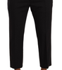 Dolce & Gabbana Gray Bordeaux Wool Trouser Dress Pants