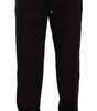 Dolce & Gabbana Bordeaux Cotton Mens Skinny Trouser Pants