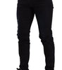 Dolce & Gabbana Blue Cotton Stretch Skinny Denim Trouser Jeans