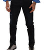 Dolce & Gabbana Blue Cotton Stretch Skinny Denim Trouser Jeans