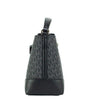 Michael Kors Mercer Small Black Signature Leather Bucket Crossbody Handbag Purse