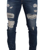 Dolce & Gabbana Blue Wash Cotton Stretch Slim Fit Denim Jeans