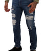 Dolce & Gabbana Blue Wash Cotton Stretch Slim Fit Denim Jeans