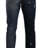 Dolce & Gabbana Blue Cotton Regular Denim Trousers Jeans