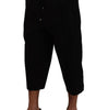 Dolce & Gabbana Black Cotton Torero Sweatpants Shorts Pants