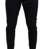 Dolce & Gabbana Blue Cotton Stretch Jogging Trouser Pants
