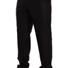 Dolce & Gabbana Gray Wool Silk Dress Trouser Dress Pants