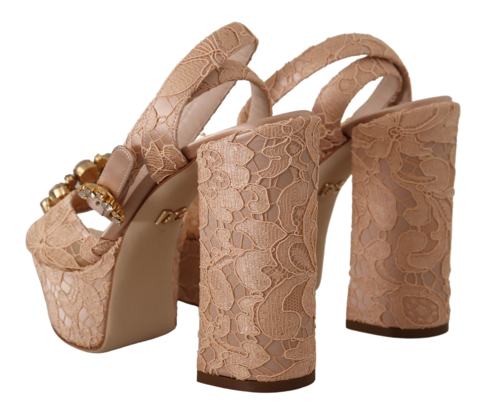 Dolce &amp; Gabbana - Escarpins à plateforme roses élégants