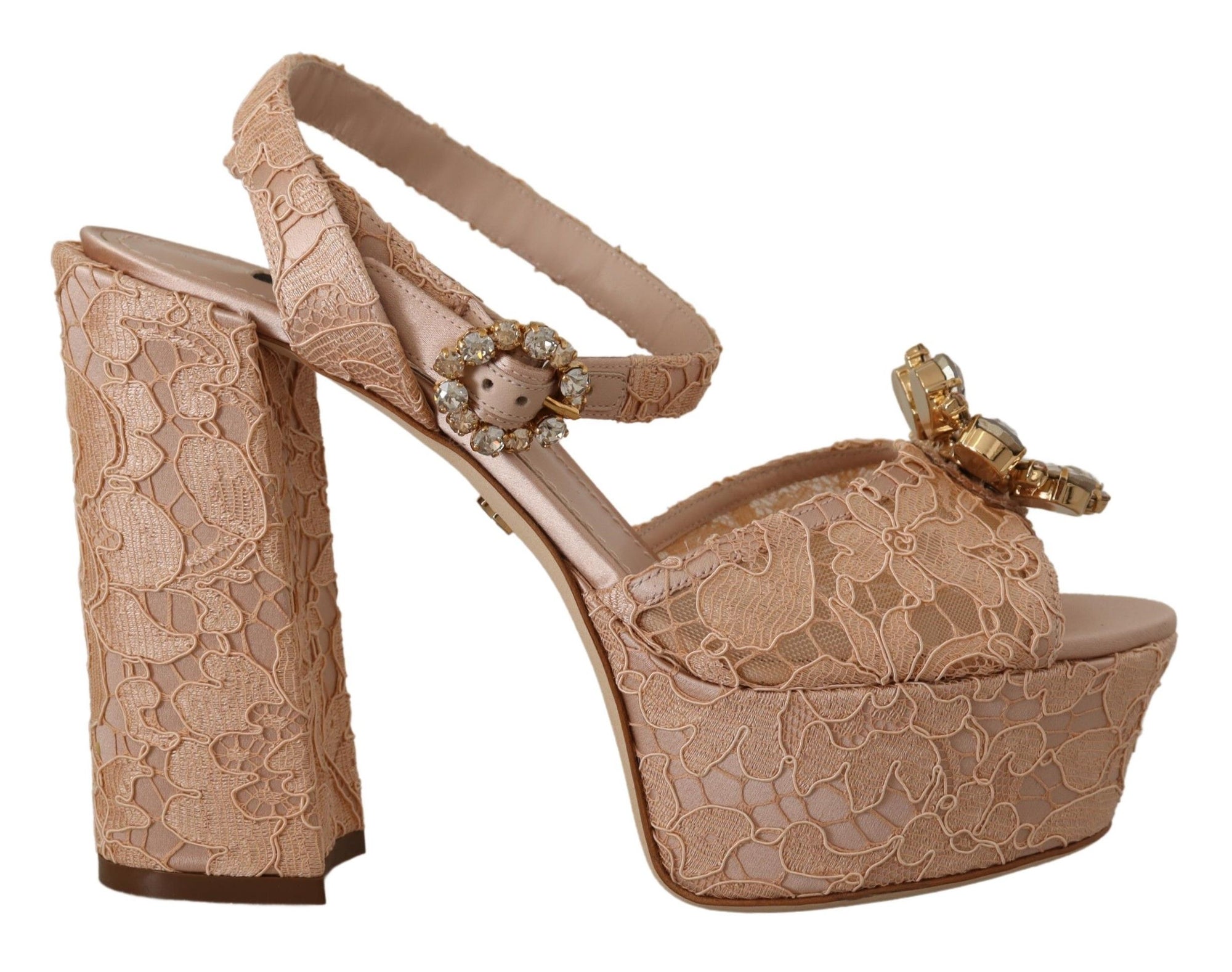 Dolce &amp; Gabbana - Escarpins à plateforme roses élégants