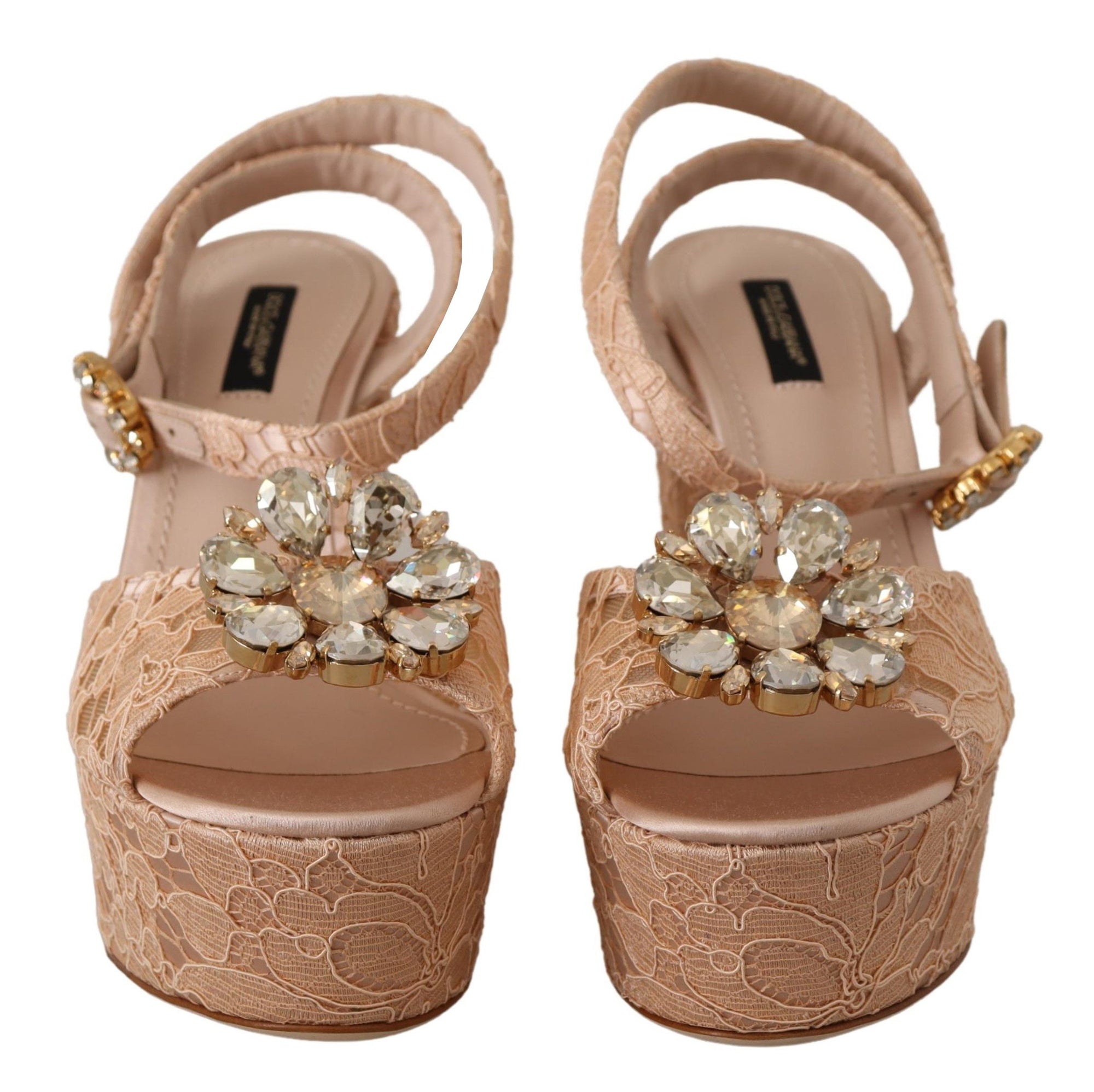 Dolce &amp; Gabbana - Escarpins à plateforme roses élégants