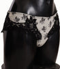 Dolce & Gabbana Elegant White Lace Silk Briefs