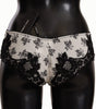 Dolce & Gabbana Elegant White Lace Silk Briefs