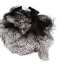 Dolce & Gabbana Black Logo Sequined Fascinator Diadem Headband