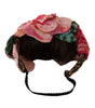 Dolce & Gabbana Multicolor Sequined Lurex Black Hair Headband