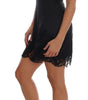 Dolce & Gabbana Black Silk Blend Lace Trim Chemise Lingerie Dress
