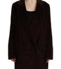 Dolce & Gabbana Bordeaux Corduroy Cotton Blazer Oversized Jacket
