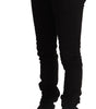 Dolce & Gabbana Black Cotton Stretch Slim Fit Skinny Pants