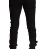 Dolce & Gabbana Black Cotton Stretch Slim Fit Skinny Pants