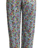 Dolce &amp; Gabbana Floral High Waisted Tapered Denim Jeans