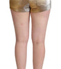 Pantalon chaud élégant Dolce & Gabbana en métal doré