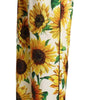 Dolce &amp; Gabbana Elegant Sunflower Wide Leg Pants