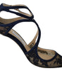 Jimmy Choo Navy Lancer Leather Pumps Elegance Unleashed