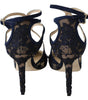 Jimmy Choo Navy Lancer Leather Pumps Elegance Unleashed