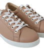 Baskets Jimmy Choo en cuir nappa rose poudré