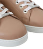 Baskets Jimmy Choo en cuir nappa rose poudré