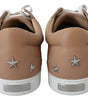 Baskets Jimmy Choo en cuir nappa rose poudré