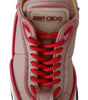 Jimmy Choo Ballet Pink Chic Padded Sneakers