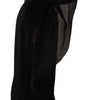 Dolce & Gabbana Black Stretch Tulle Stretch Boots Shoes