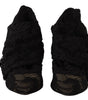 Dolce & Gabbana Elegant Stretch Sock Boots in Sleek Black