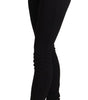 Dolce &amp; Gabbana Elegant High-Waisted Slim Fit Pants