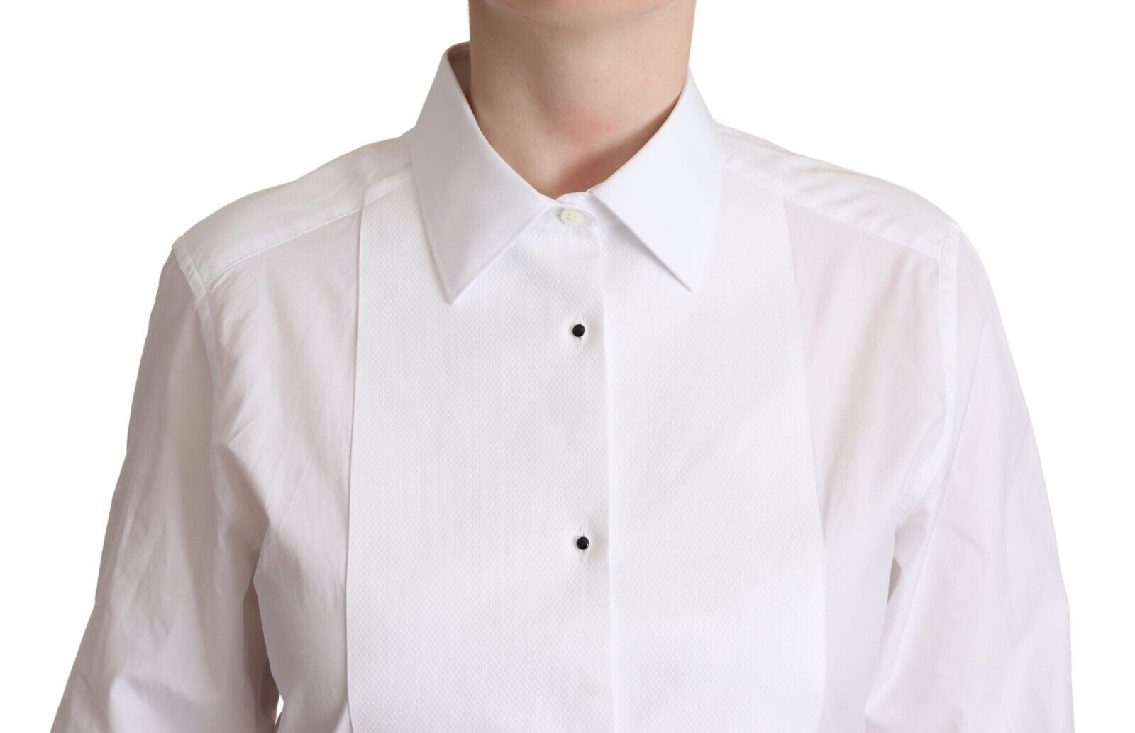 Chemise élégante en popeline blanche Dolce & Gabbana